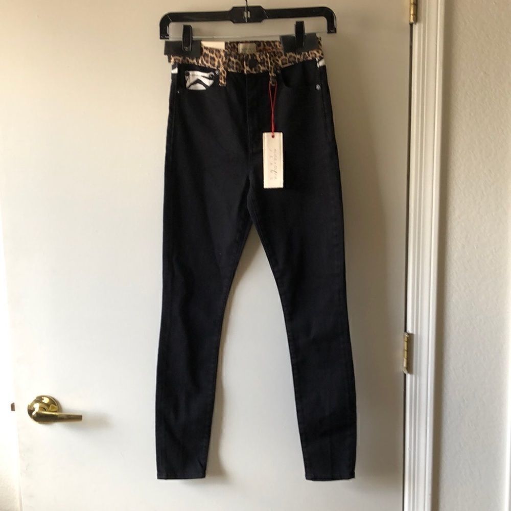 Alice + Olivia High Rise Ankle Skinny Size 24 NWT